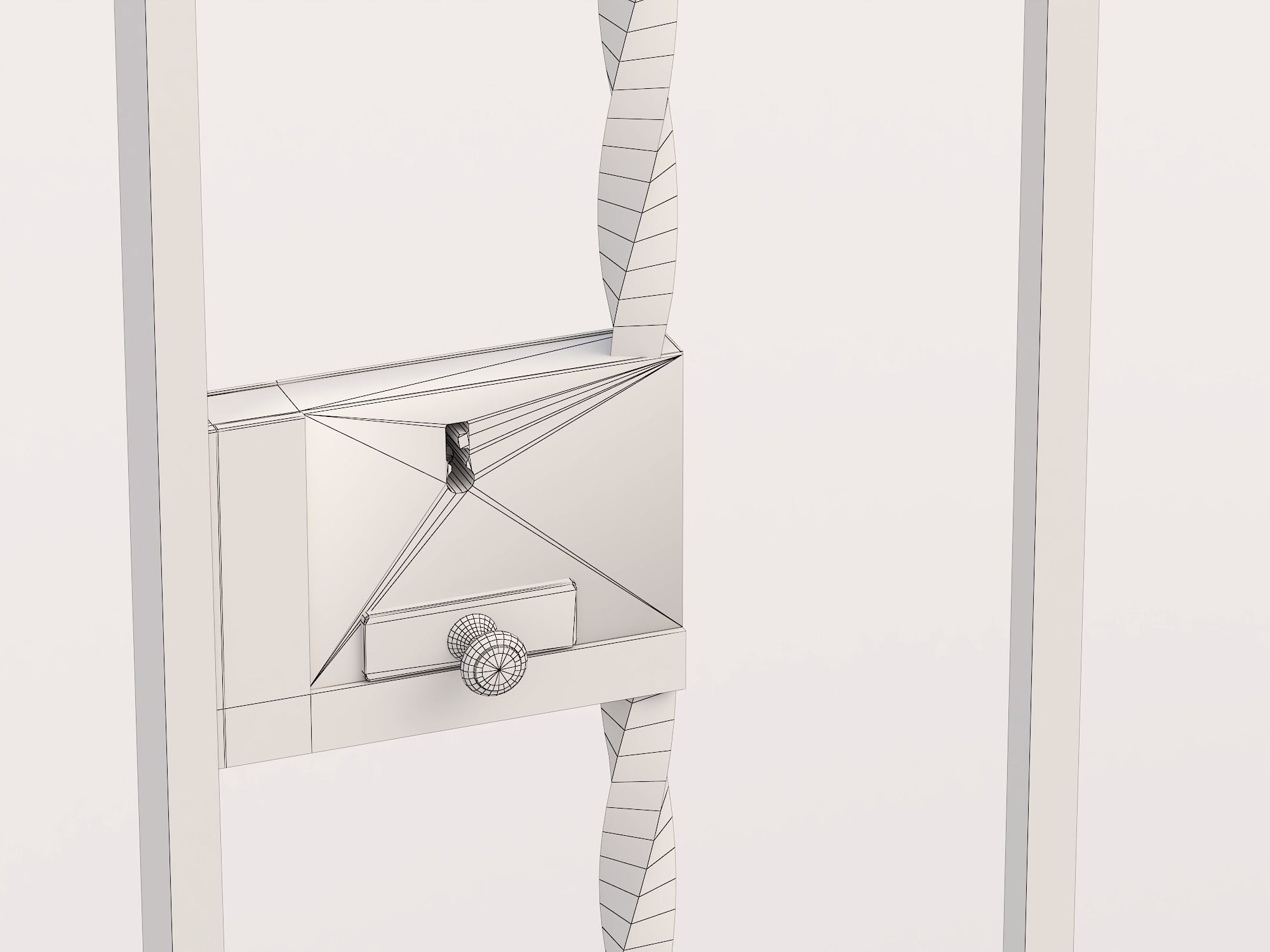 Wrought iron gate 1 Low-poly 3D model_16