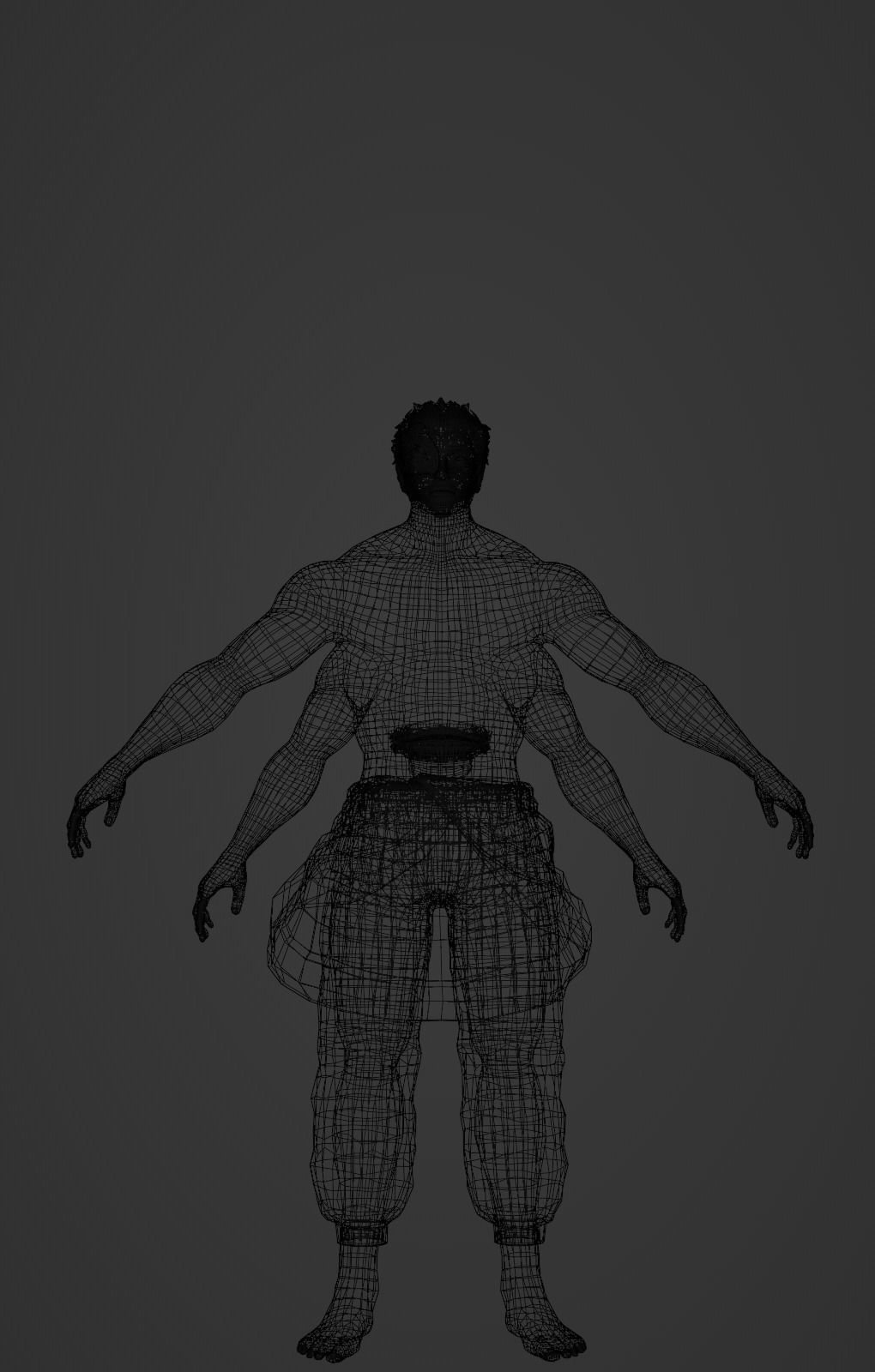 Sukuna 3D character model Low-poly 3D model_6