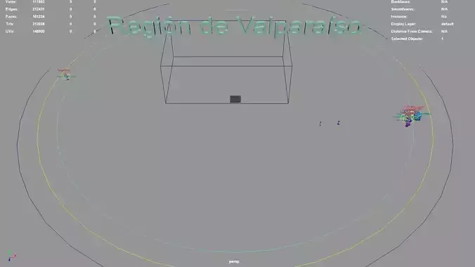 Region de Valparaiso  Chile map region geography political