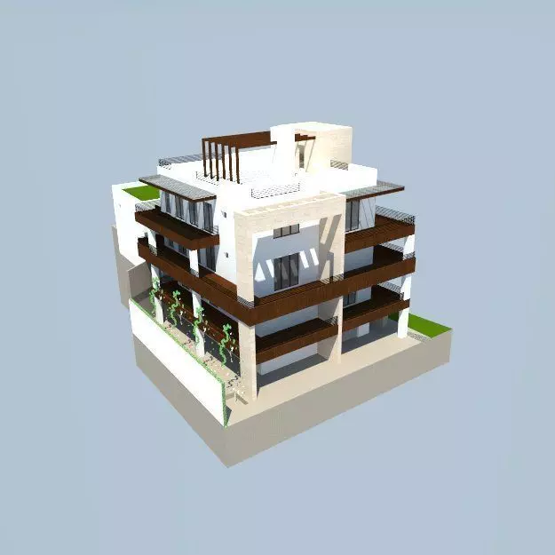 Big house 3D model_0