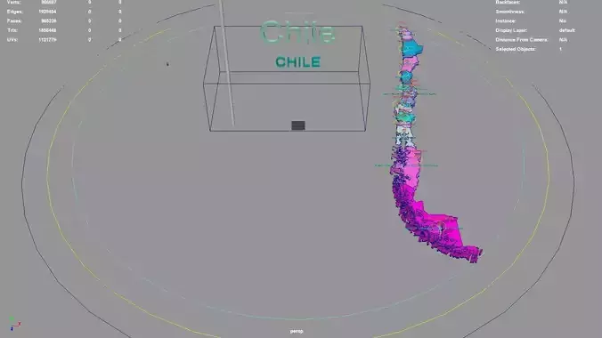 Chile map region geography political geographic administrative