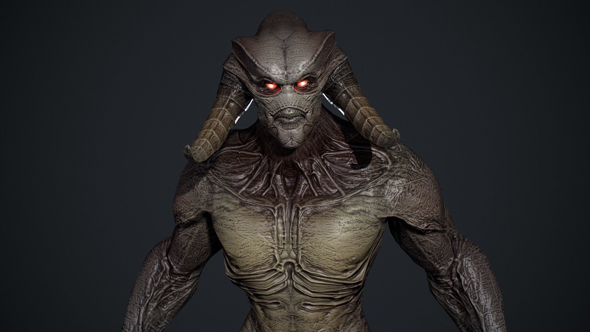 Demon Character 10 Low-poly 3D model_5