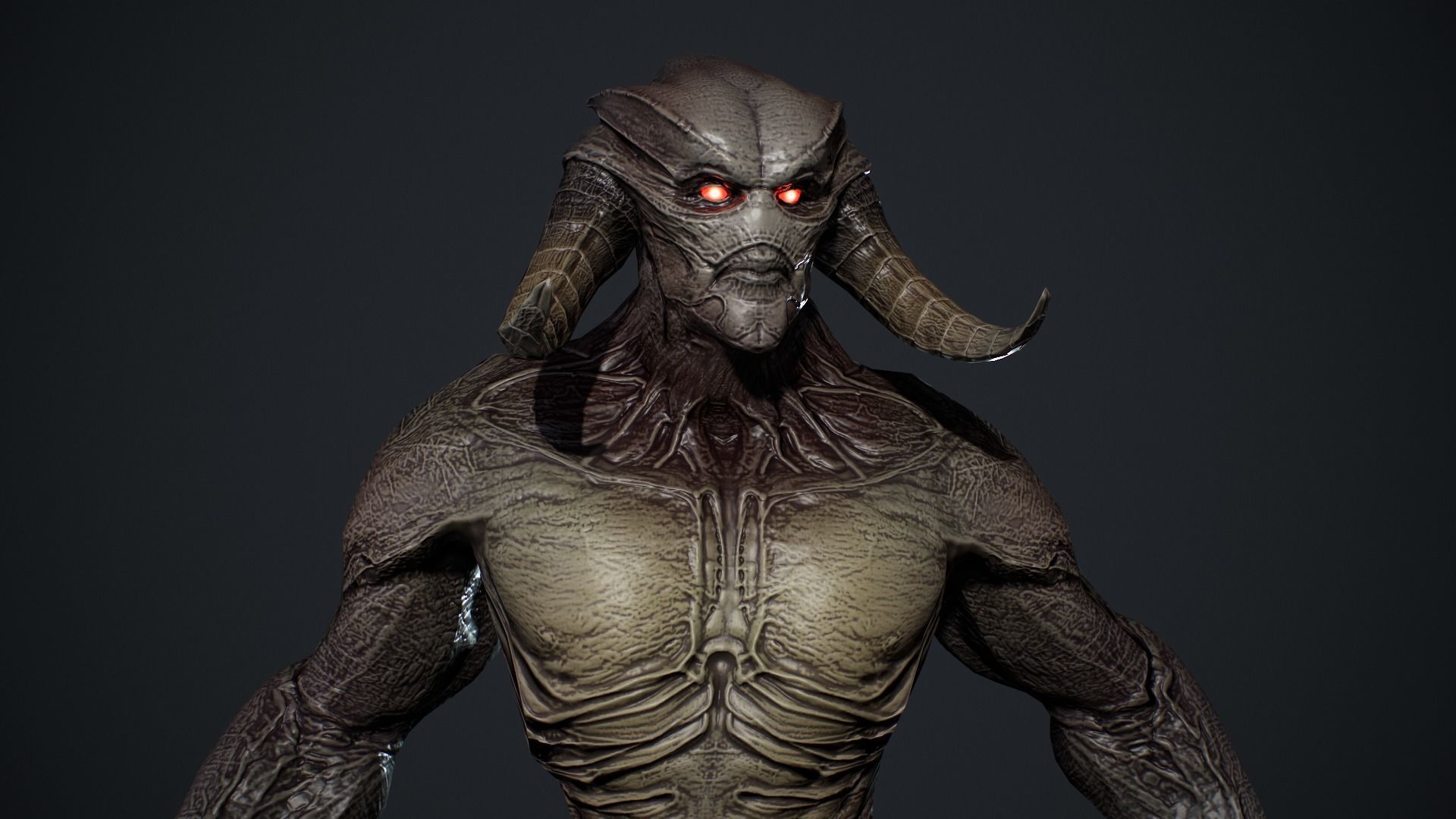 Demon Character 10 Low-poly 3D model_18