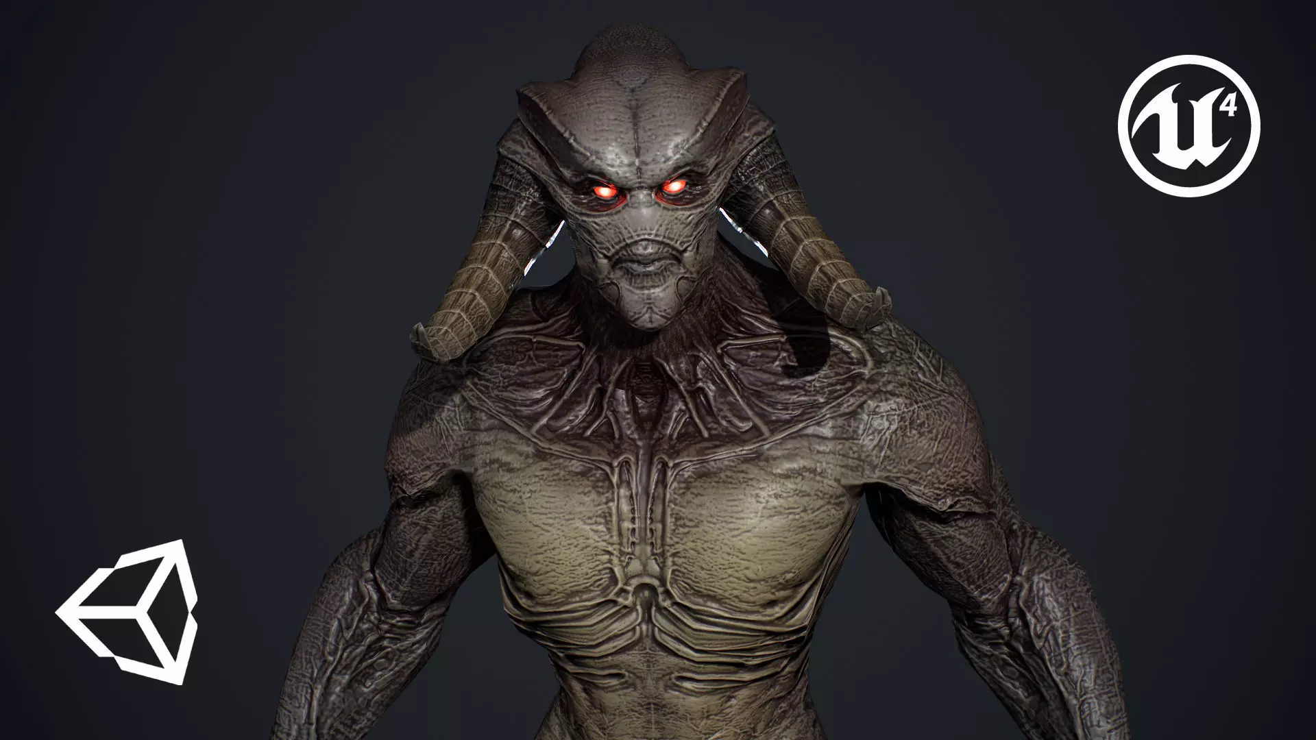 Demon Character 10 Low-poly 3D model_0