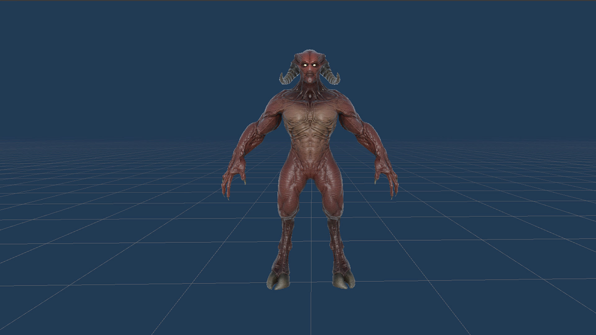 Demon Character 10 Low-poly 3D model_27