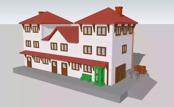 Medium Train Station Depot by Outland Models