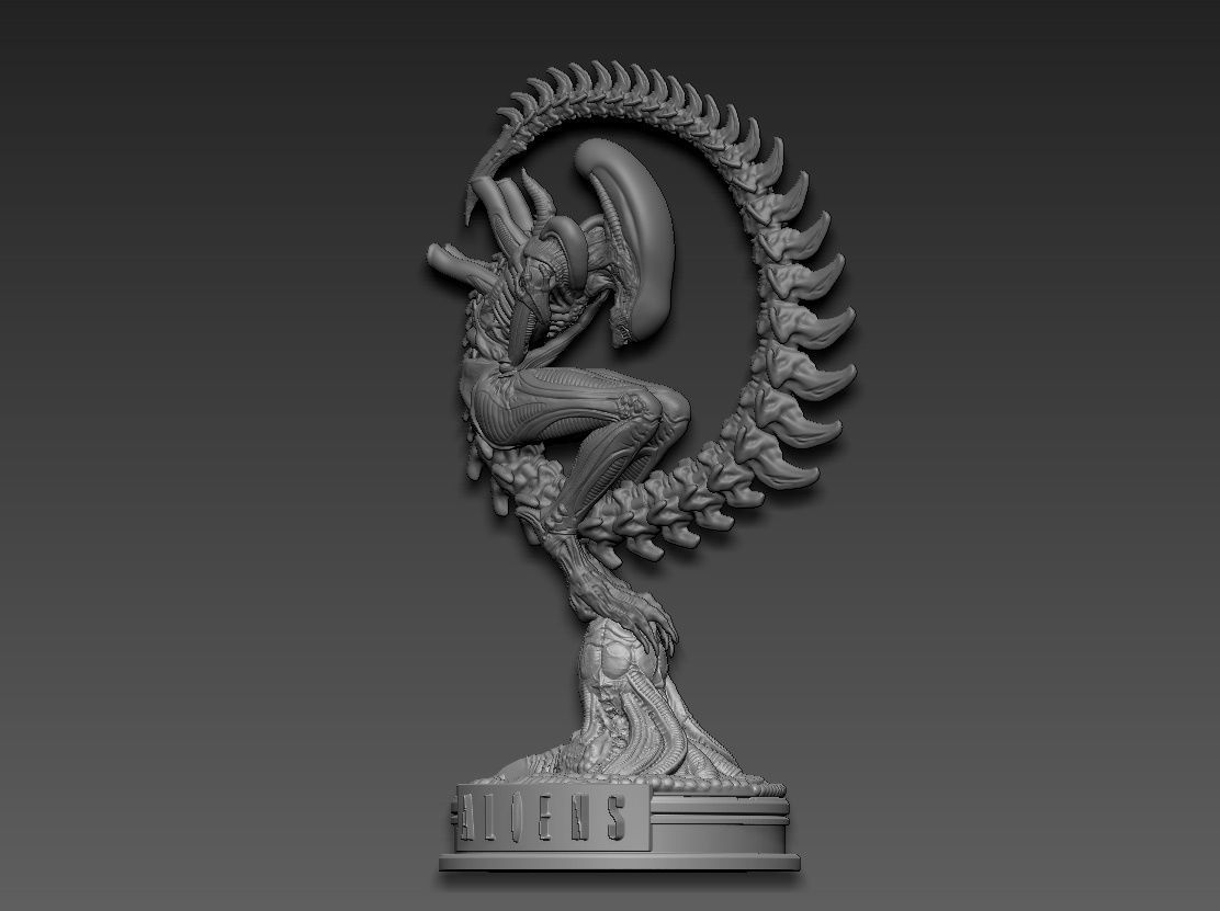 Alien 3D print model_1
