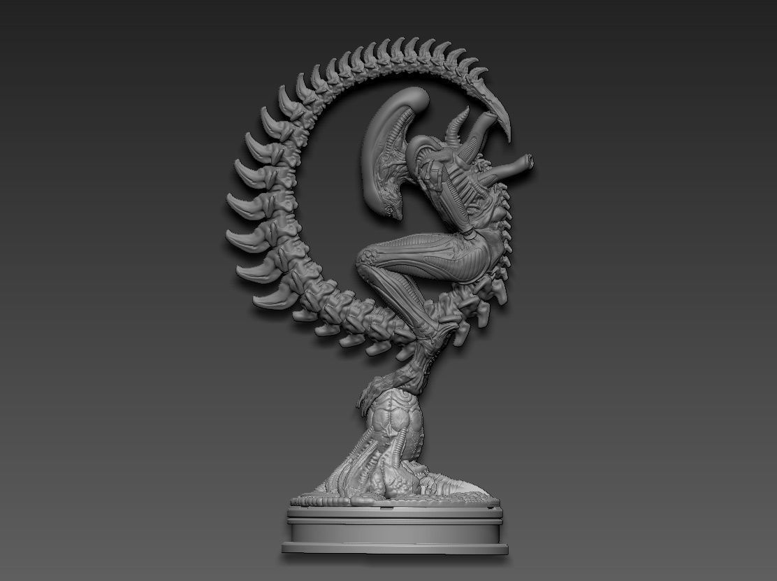 Alien 3D print model_8