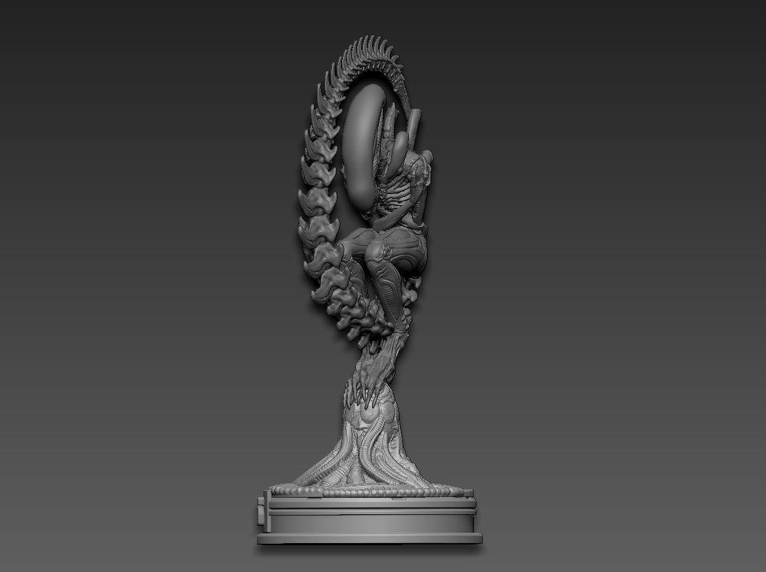 Alien 3D print model_5