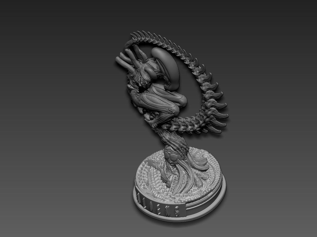 Alien 3D print model_16