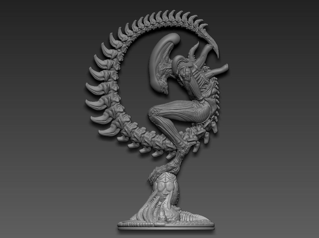 Alien 3D print model_20