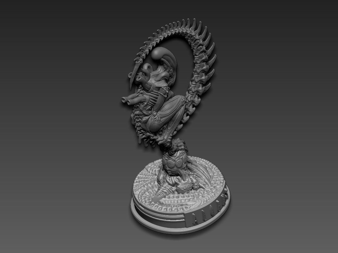 Alien 3D print model_19