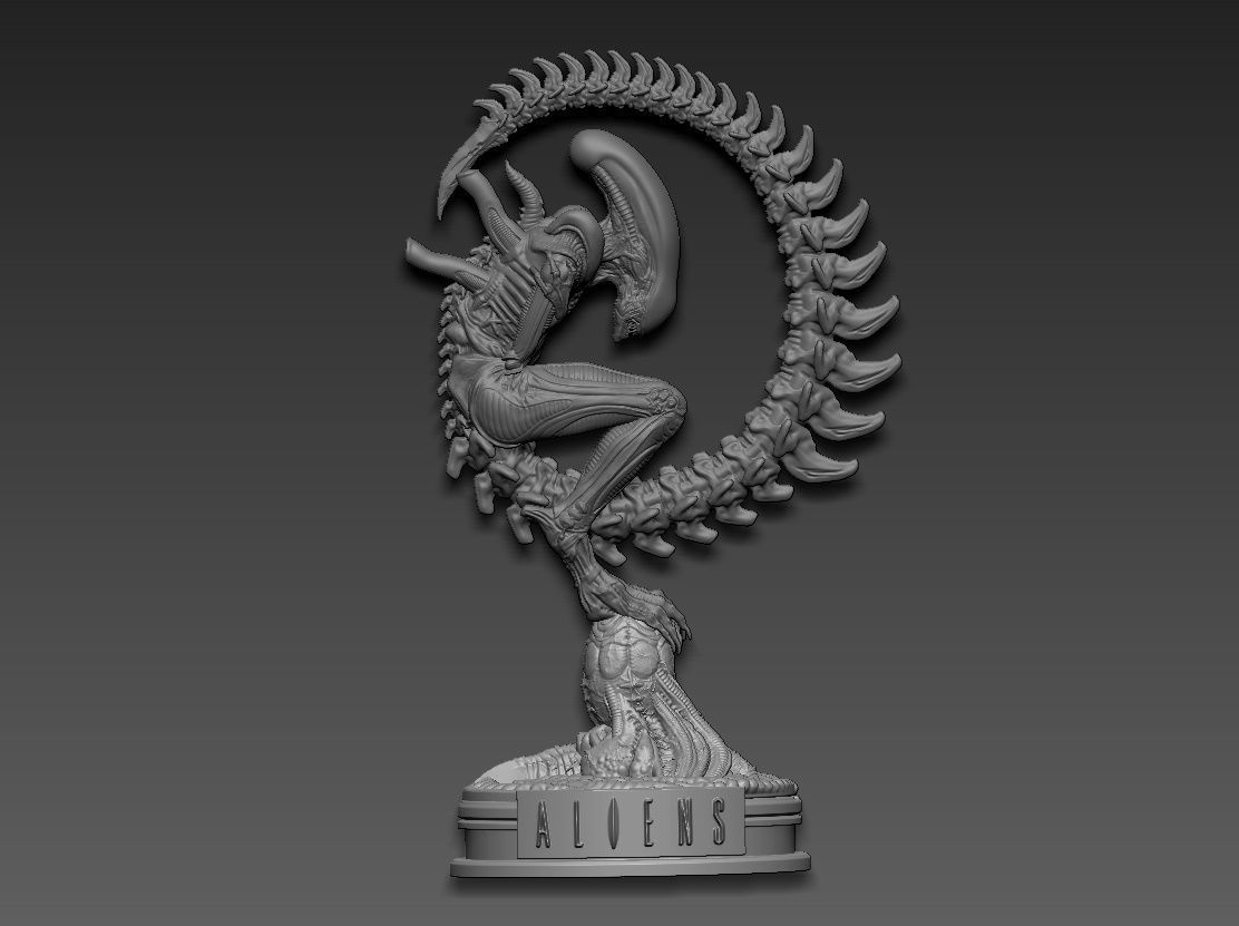 Alien 3D print model_15