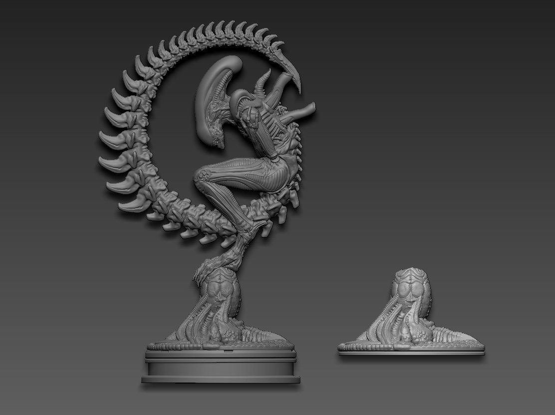Alien 3D print model_21