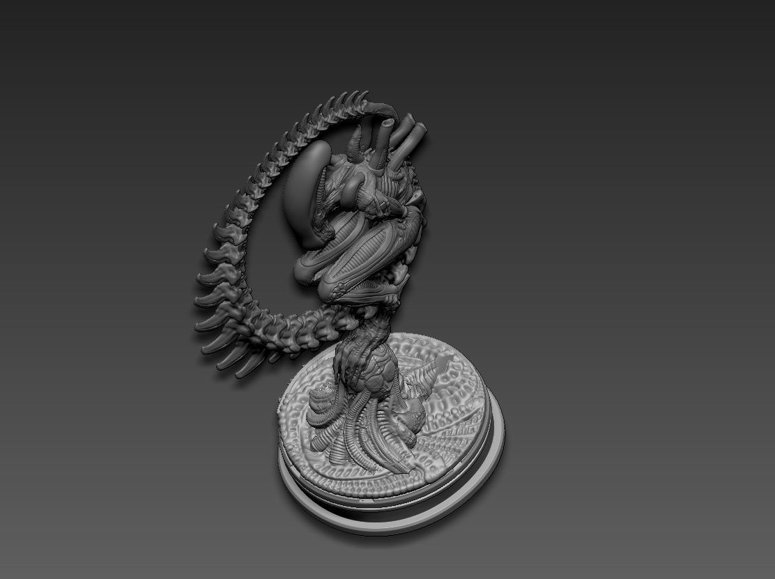Alien 3D print model_17