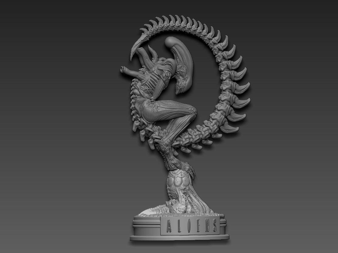 Alien 3D print model_14