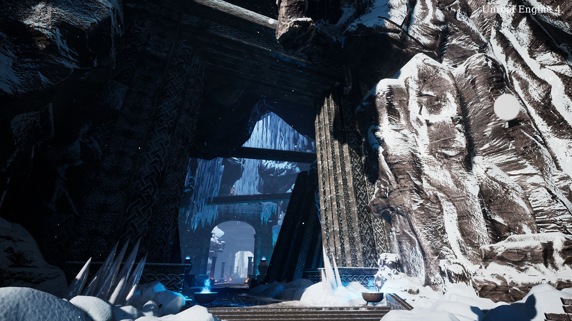 Viking Nordic legendary Cave Modular Kit  Low-poly 3D model_18