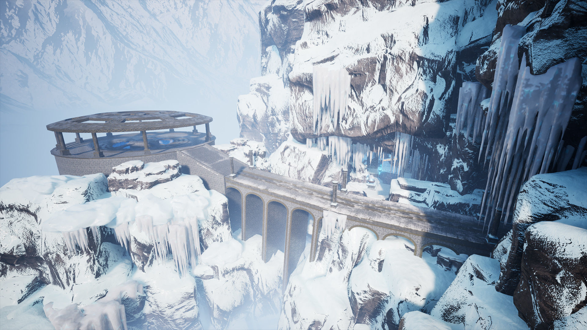 Viking Nordic legendary Cave Modular Kit  Low-poly 3D model_8