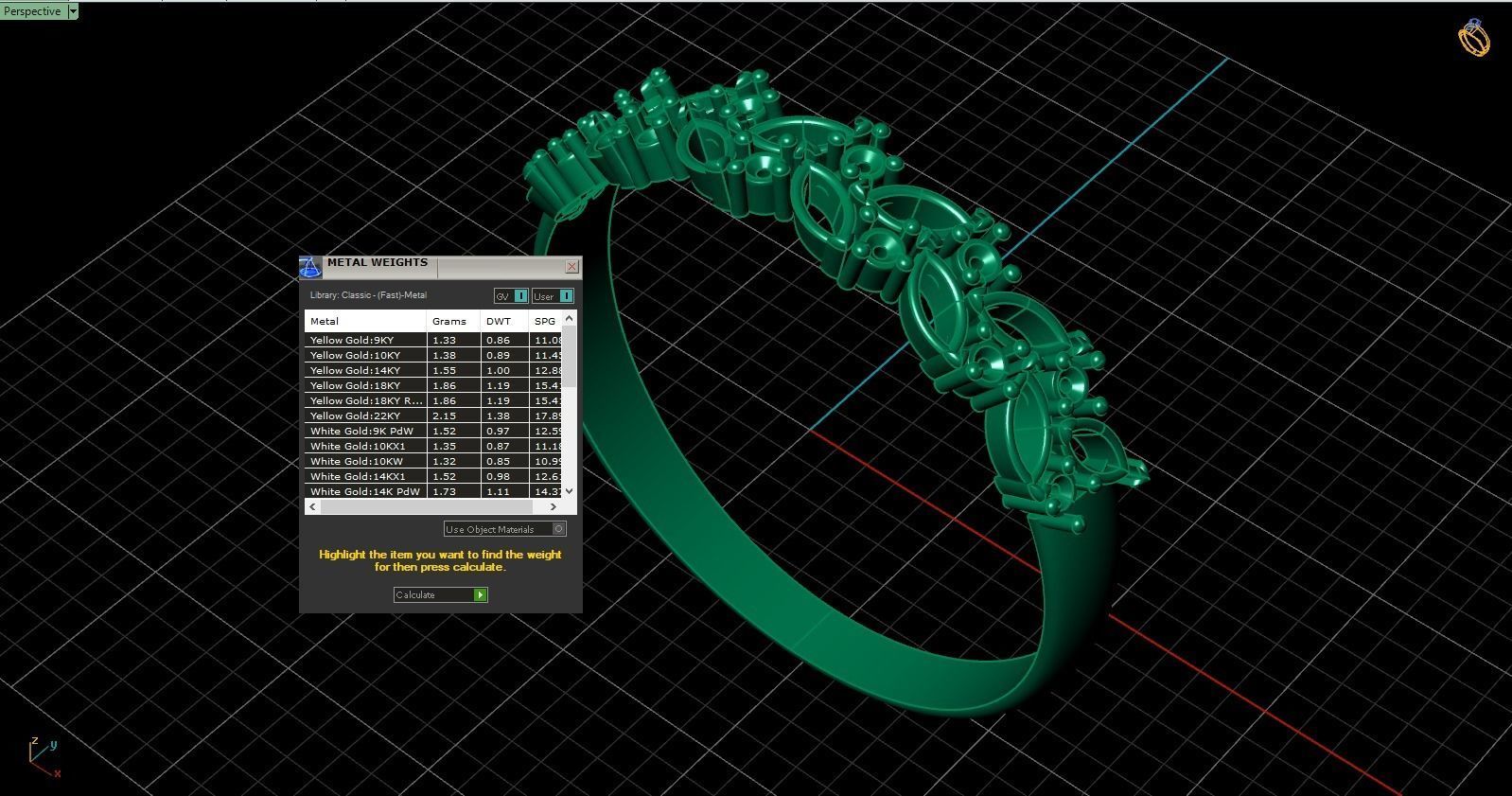 Marquis ring 3D print model_4