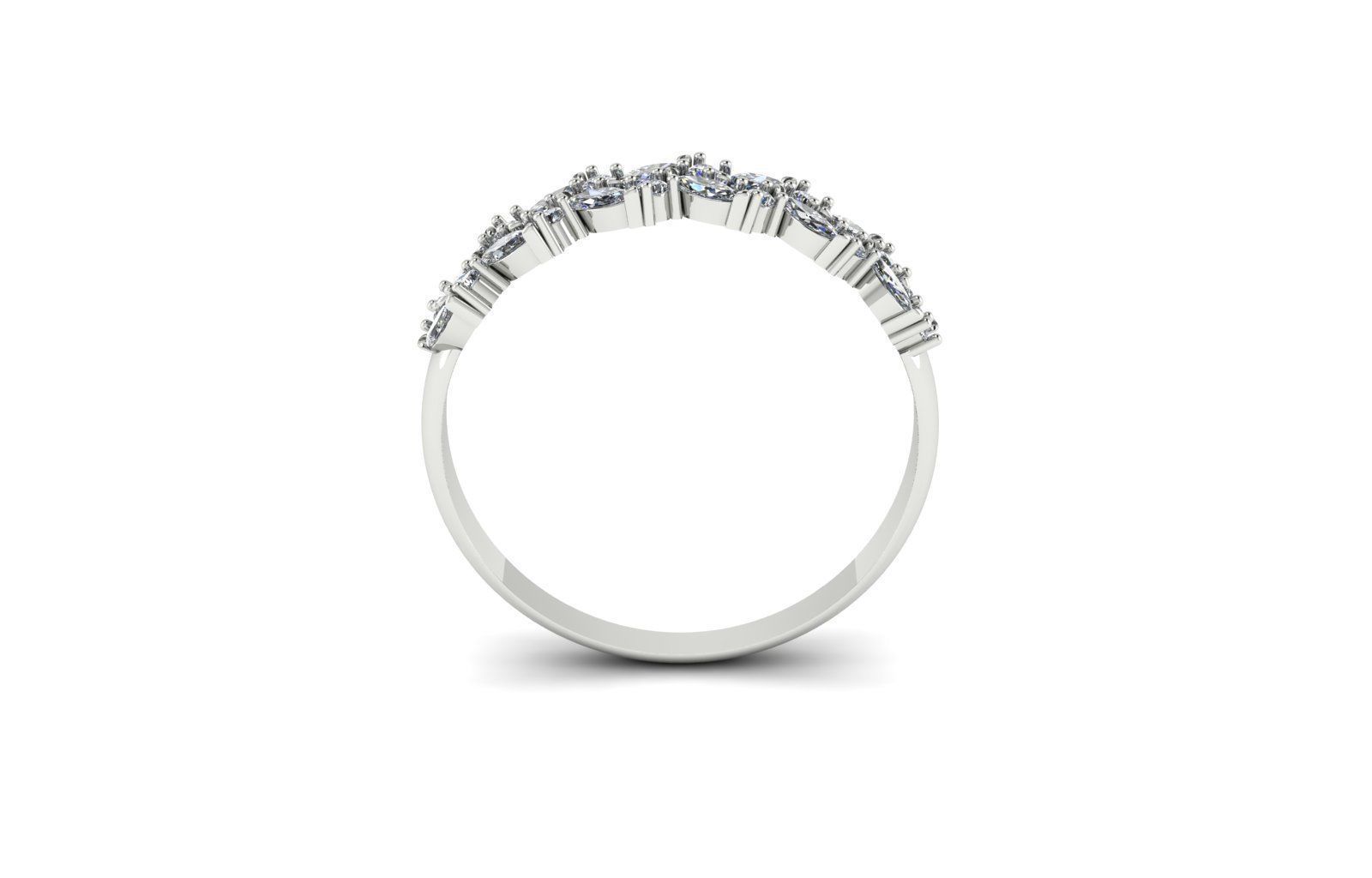 Marquis ring 3D print model_1