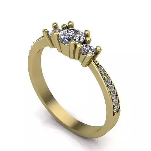 Engagement Jewelry Wedding Gold Ring