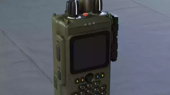 Military Walky Talky Game Asset - Lowpoly