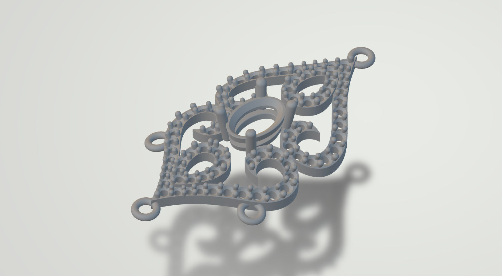 long dangle earrings with oval gemstone Free 3D print model_41