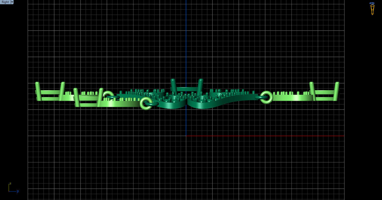 long dangle earrings with oval gemstone Free 3D print model_22