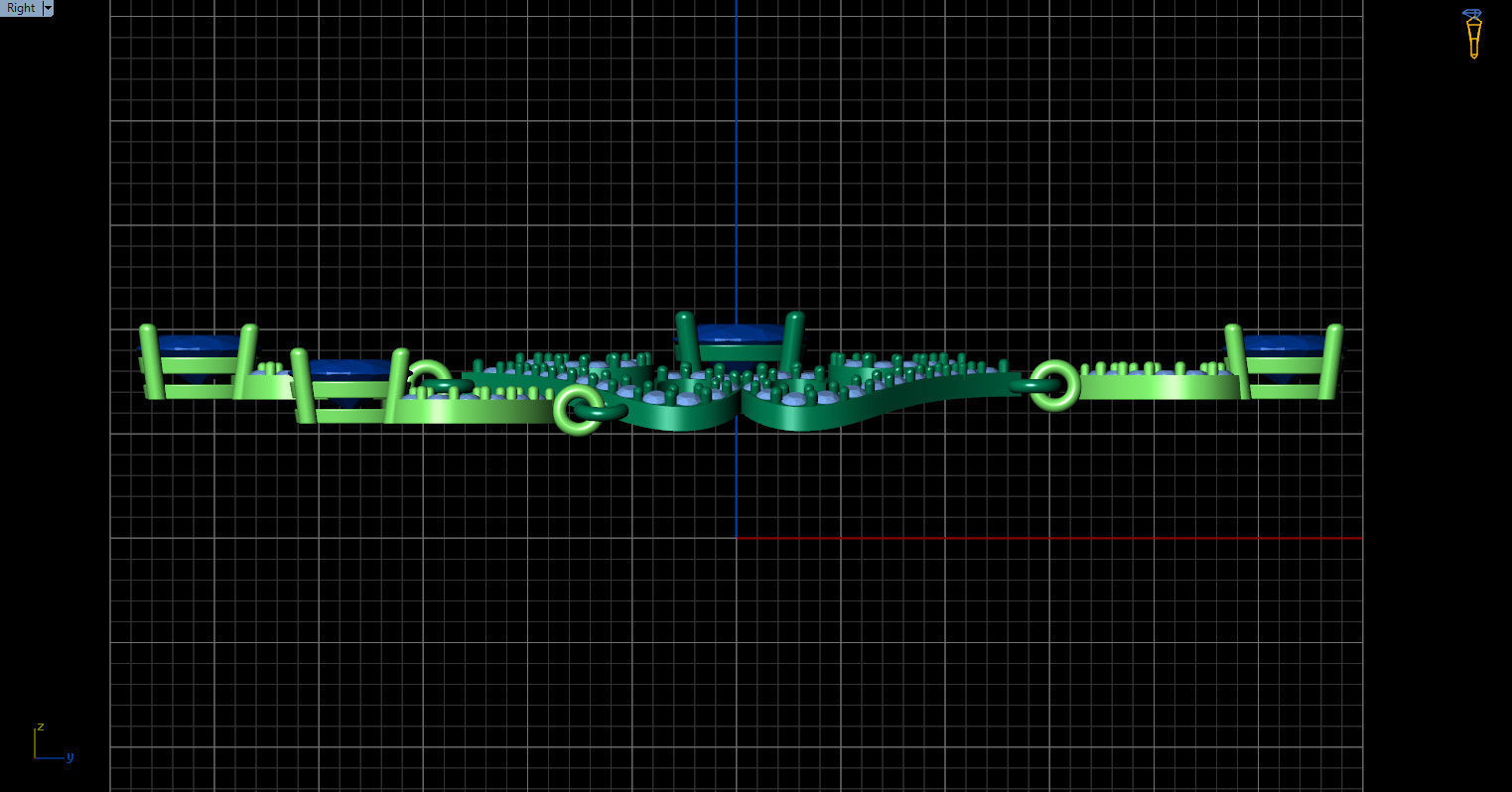 long dangle earrings with oval gemstone Free 3D print model_21