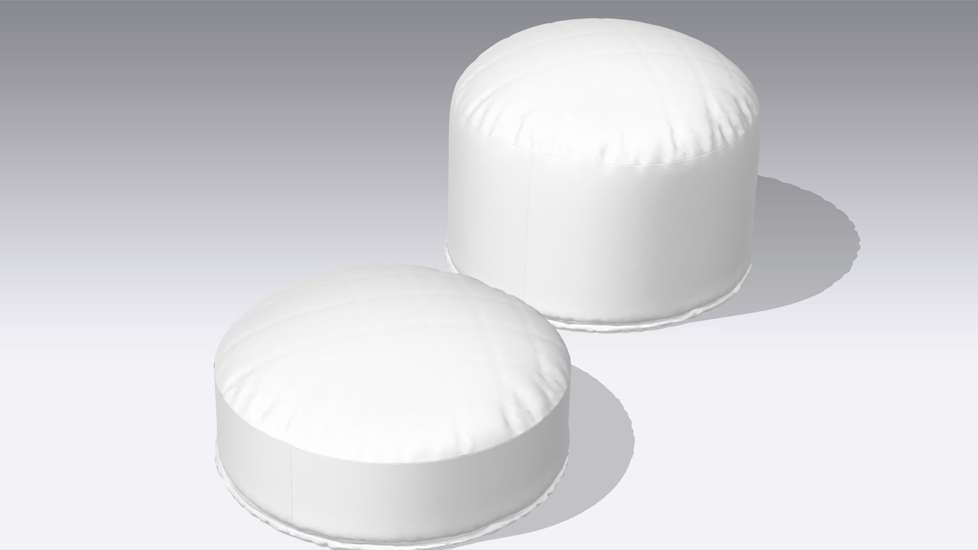 Pillow Low-poly 3D model_3