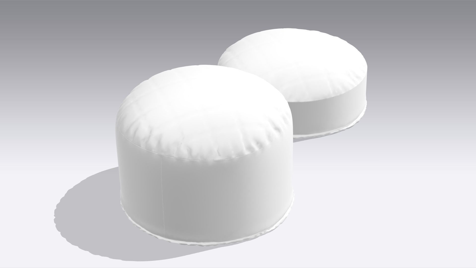 Pillow Low-poly 3D model_6