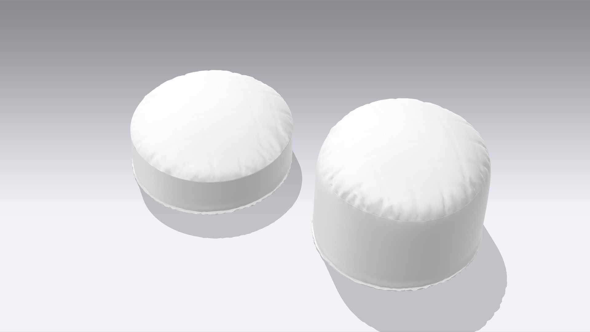 Pillow Low-poly 3D model_1