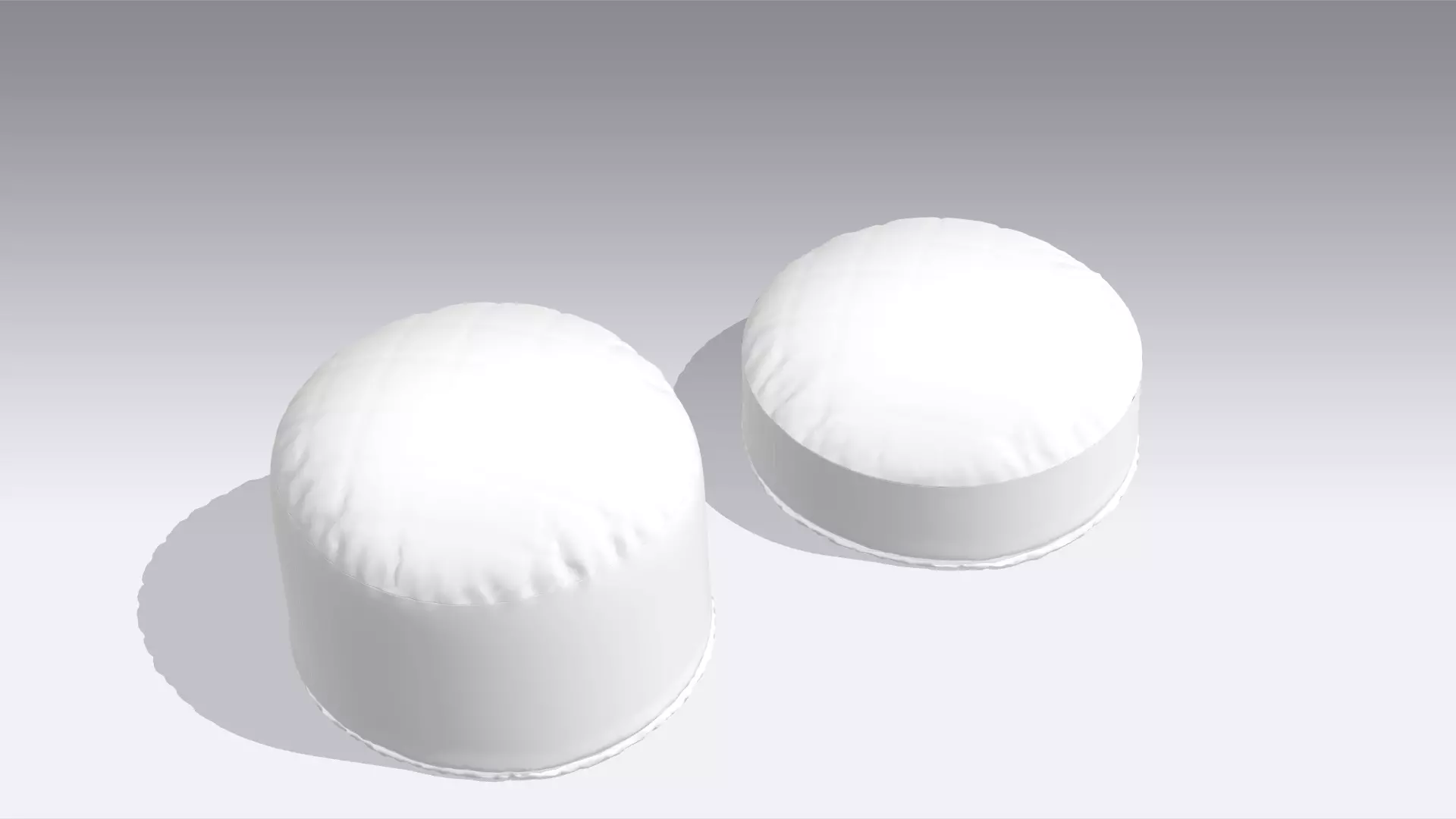 Pillow Low-poly 3D model_0