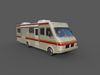 3D model 1986 Fleetwood Bounder RV Breaking Bads caravan VR / AR / low ...