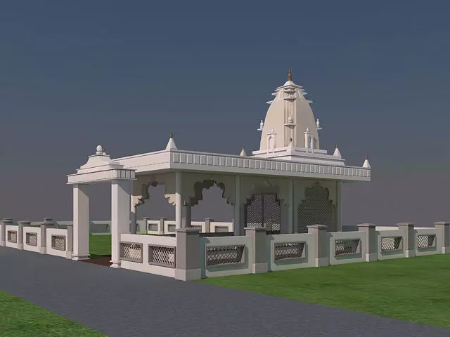 Temple 3D model_0