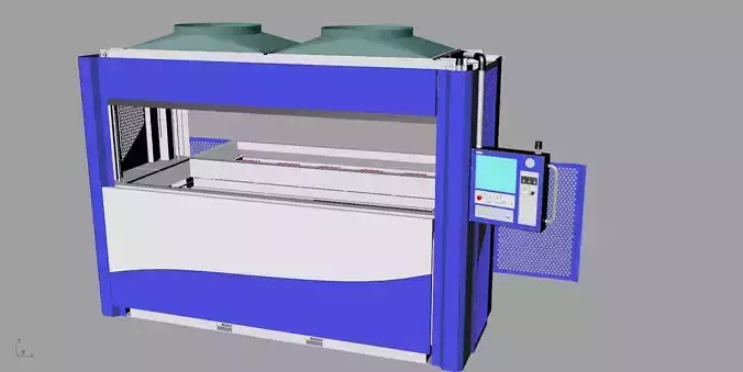 large size thermoforming machine