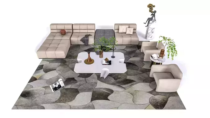 Sofa set combination