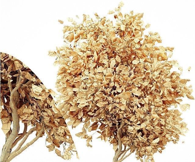  6 Different SETS of Tree SET VOL102 3D Model Collection_23