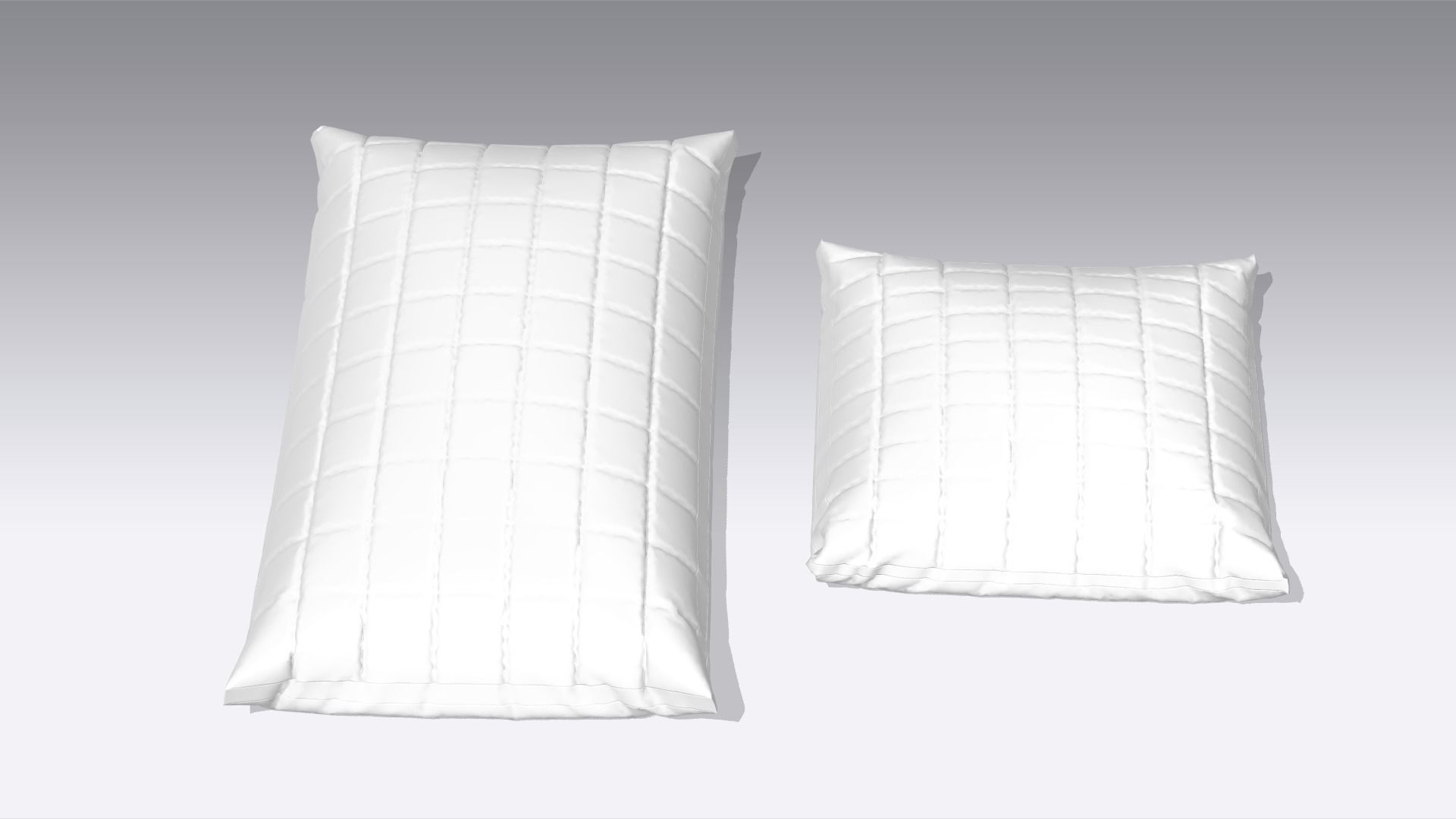 Cushion - Pillow Low-poly 3D model_4