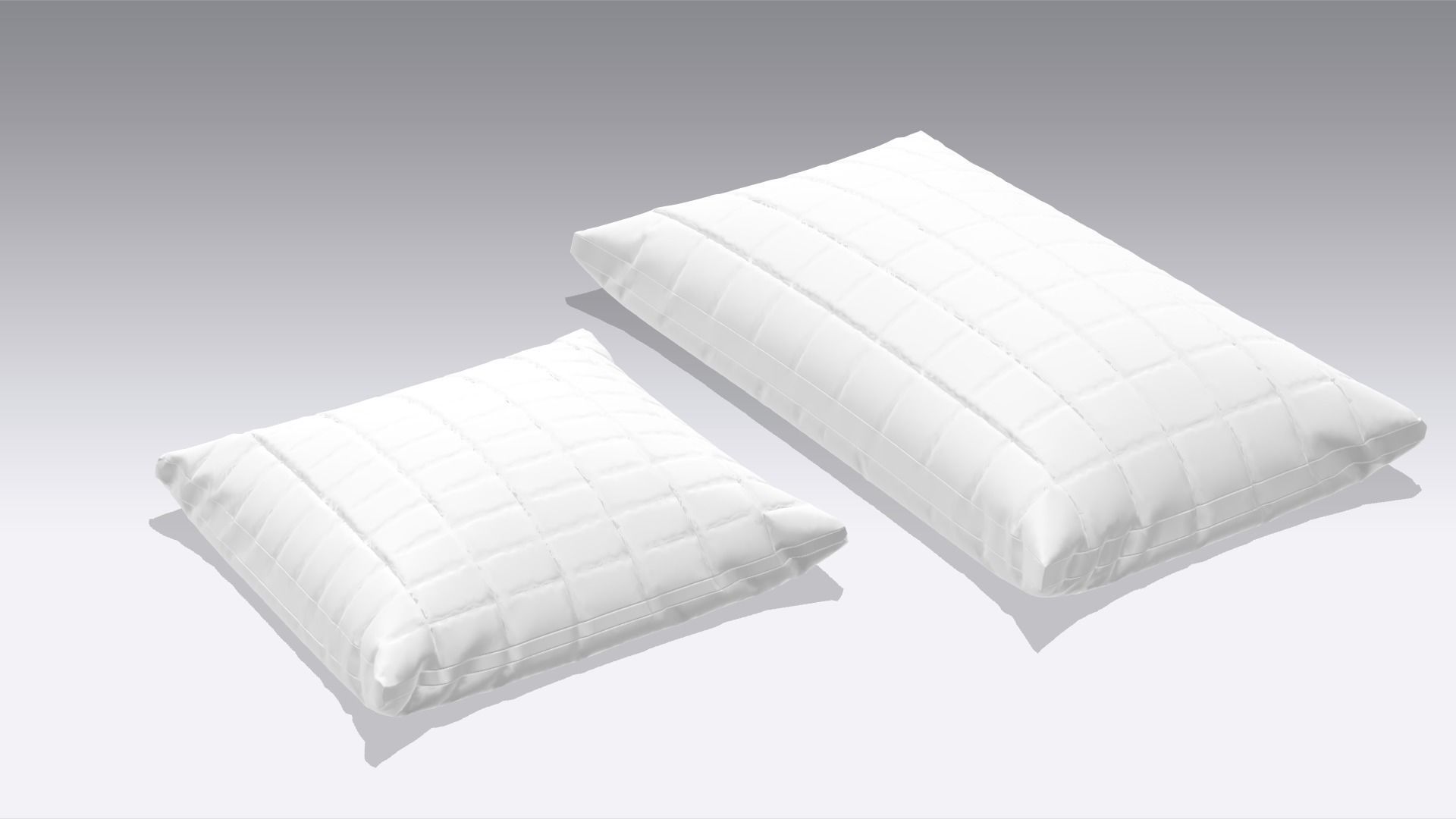 Cushion - Pillow Low-poly 3D model_1