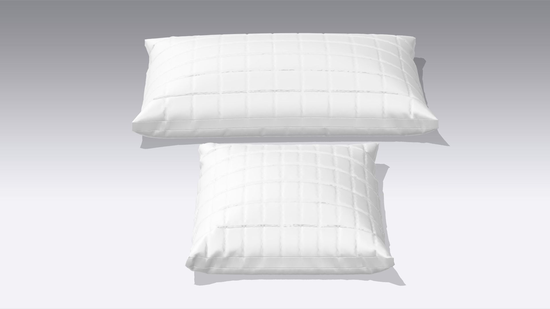 Cushion - Pillow Low-poly 3D model_2