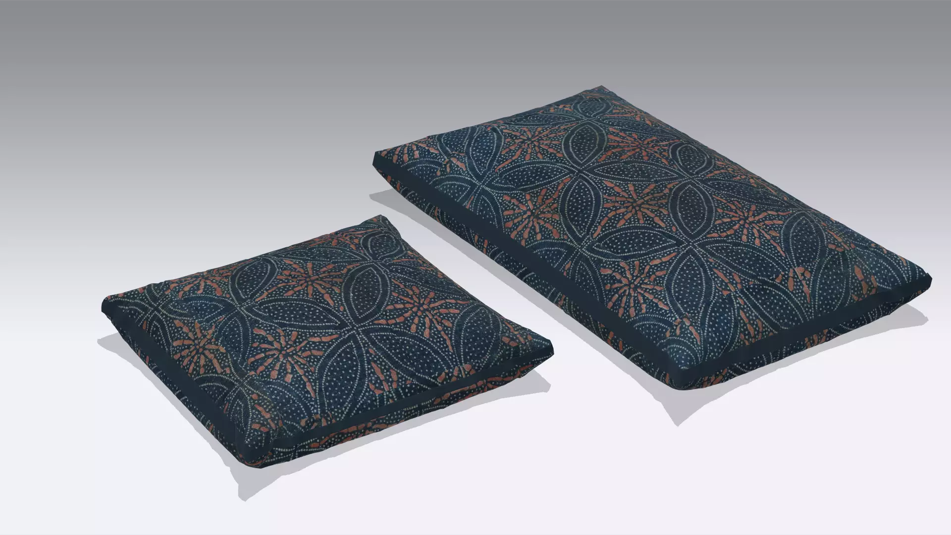 Cushion - Pillow Low-poly 3D model_0