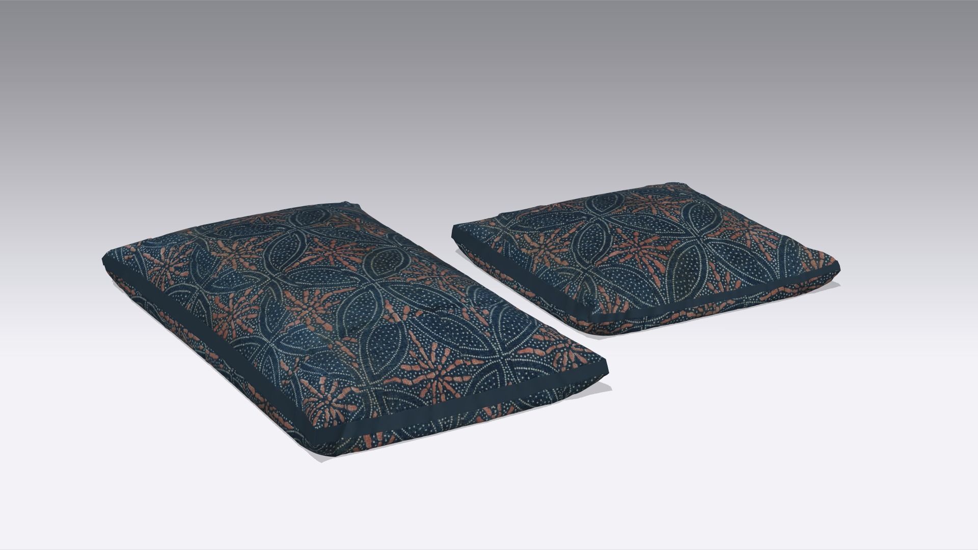 Cushion - Pillow Low-poly 3D model_6