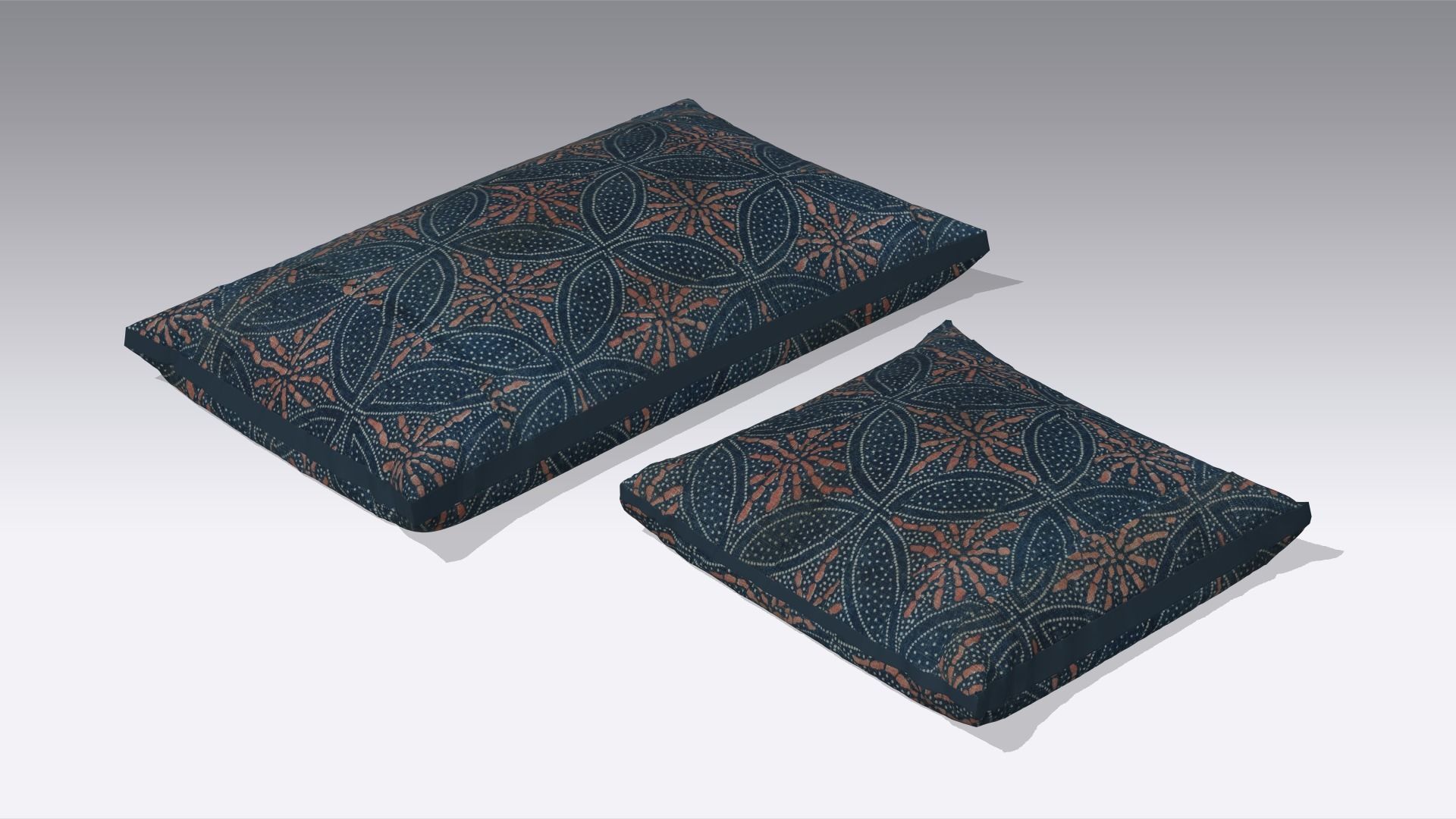 Cushion - Pillow Low-poly 3D model_3