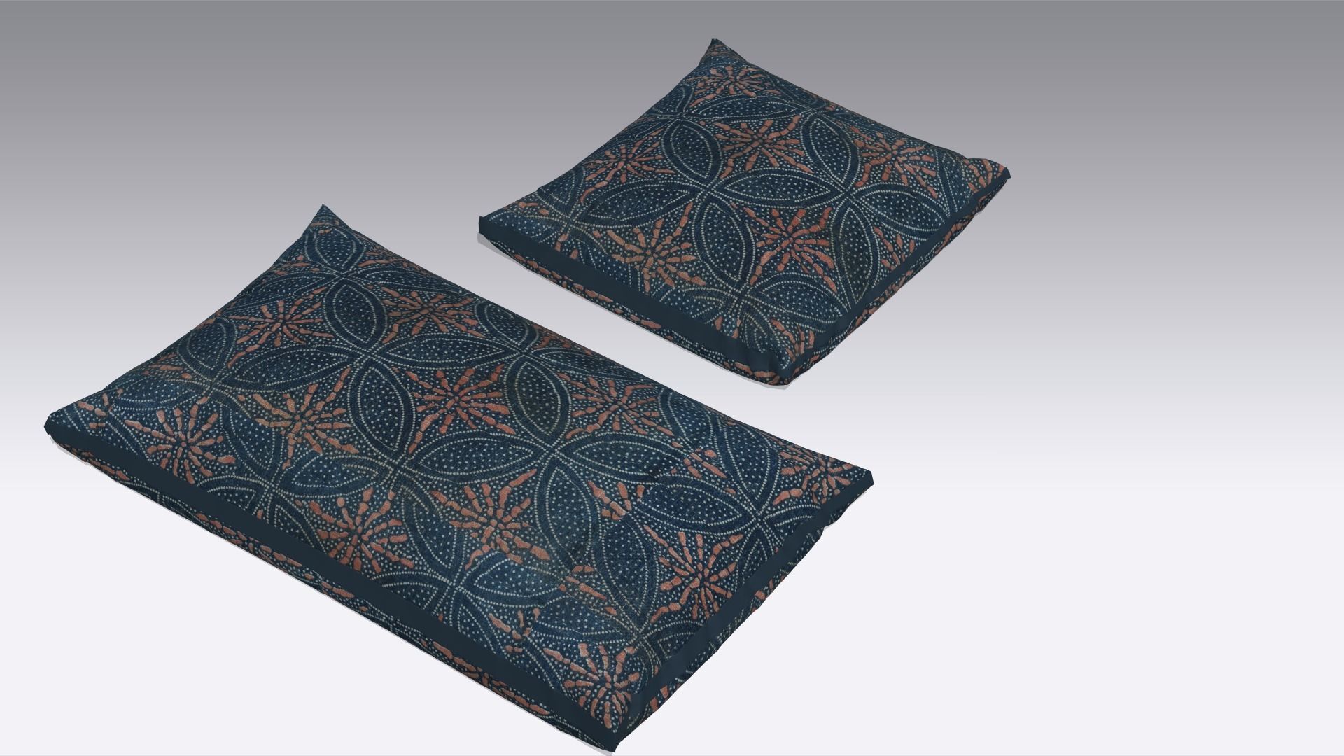 Cushion - Pillow Low-poly 3D model_5