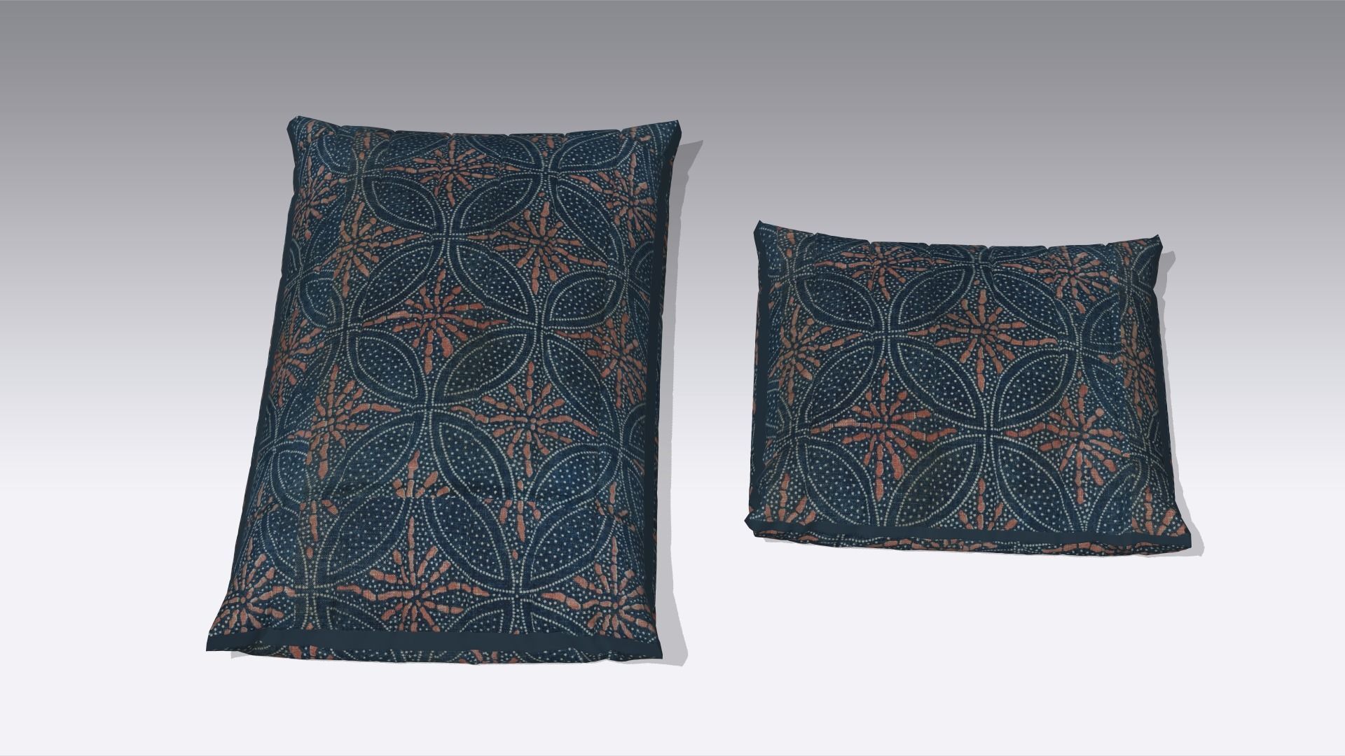 Cushion - Pillow Low-poly 3D model_4