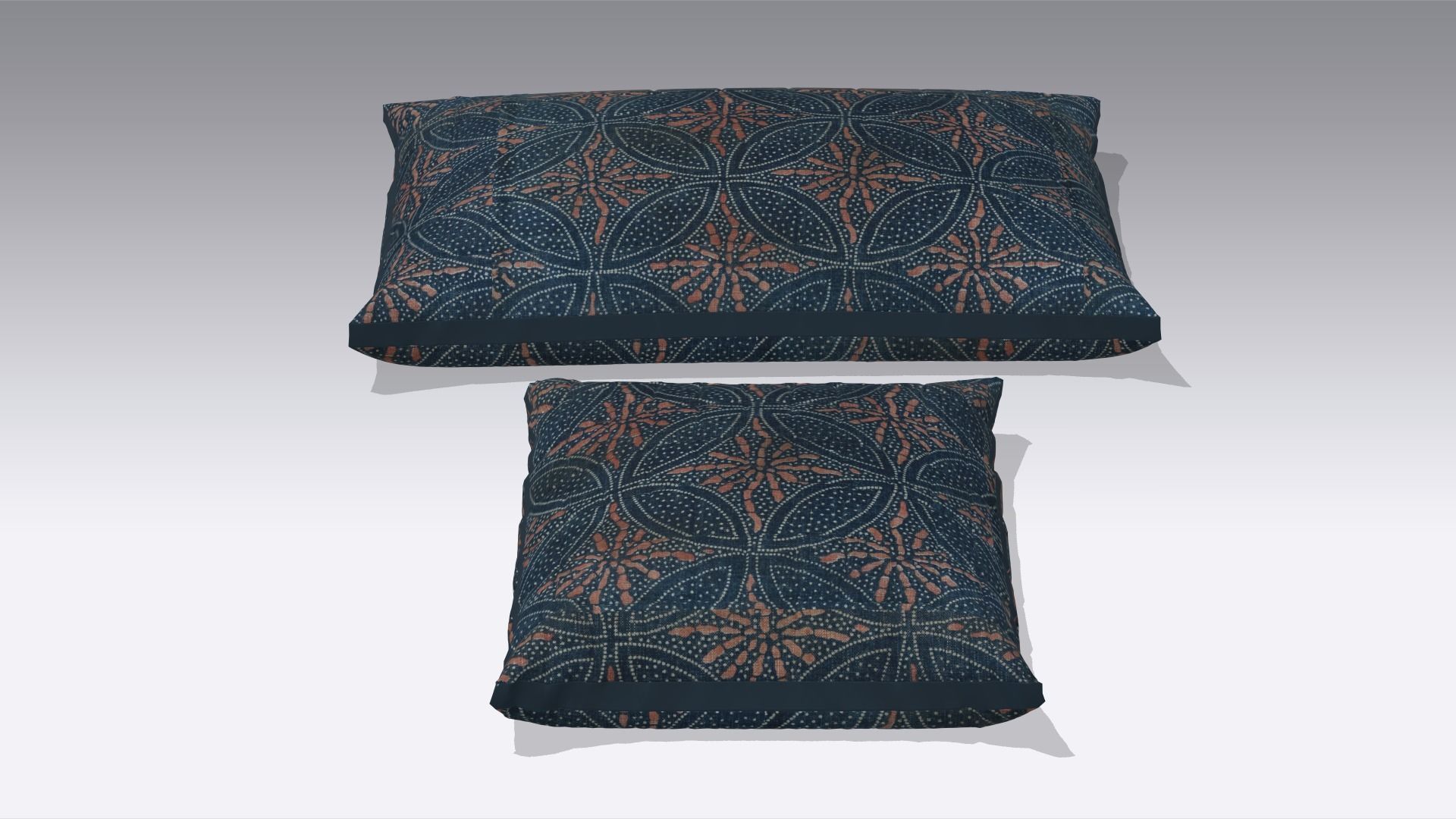 Cushion - Pillow Low-poly 3D model_2