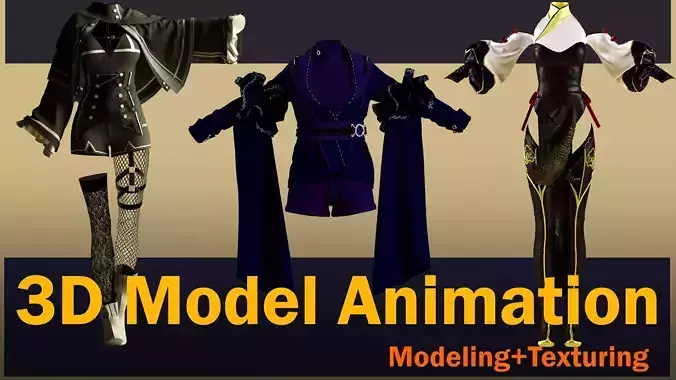 Anime style clothing collection