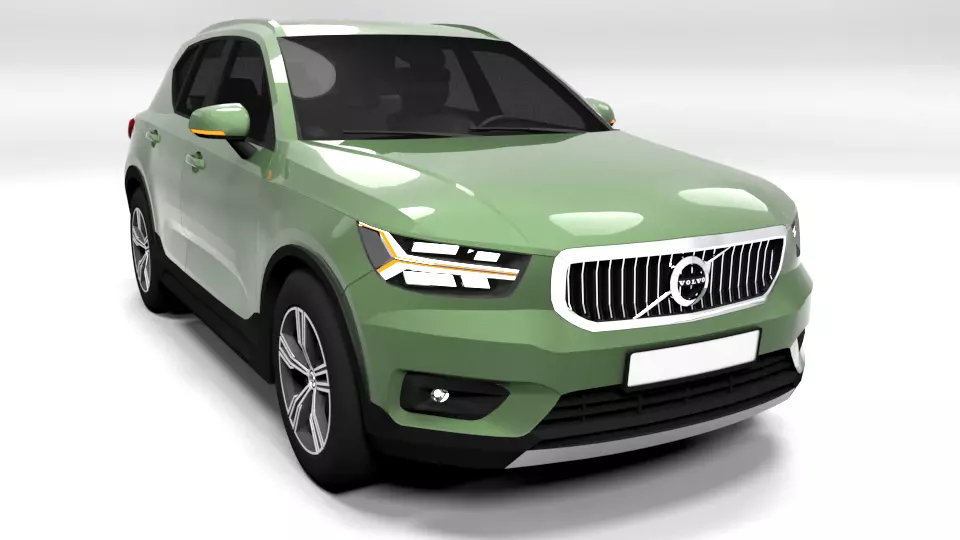 VOLVO XC40 Low-poly 3D model