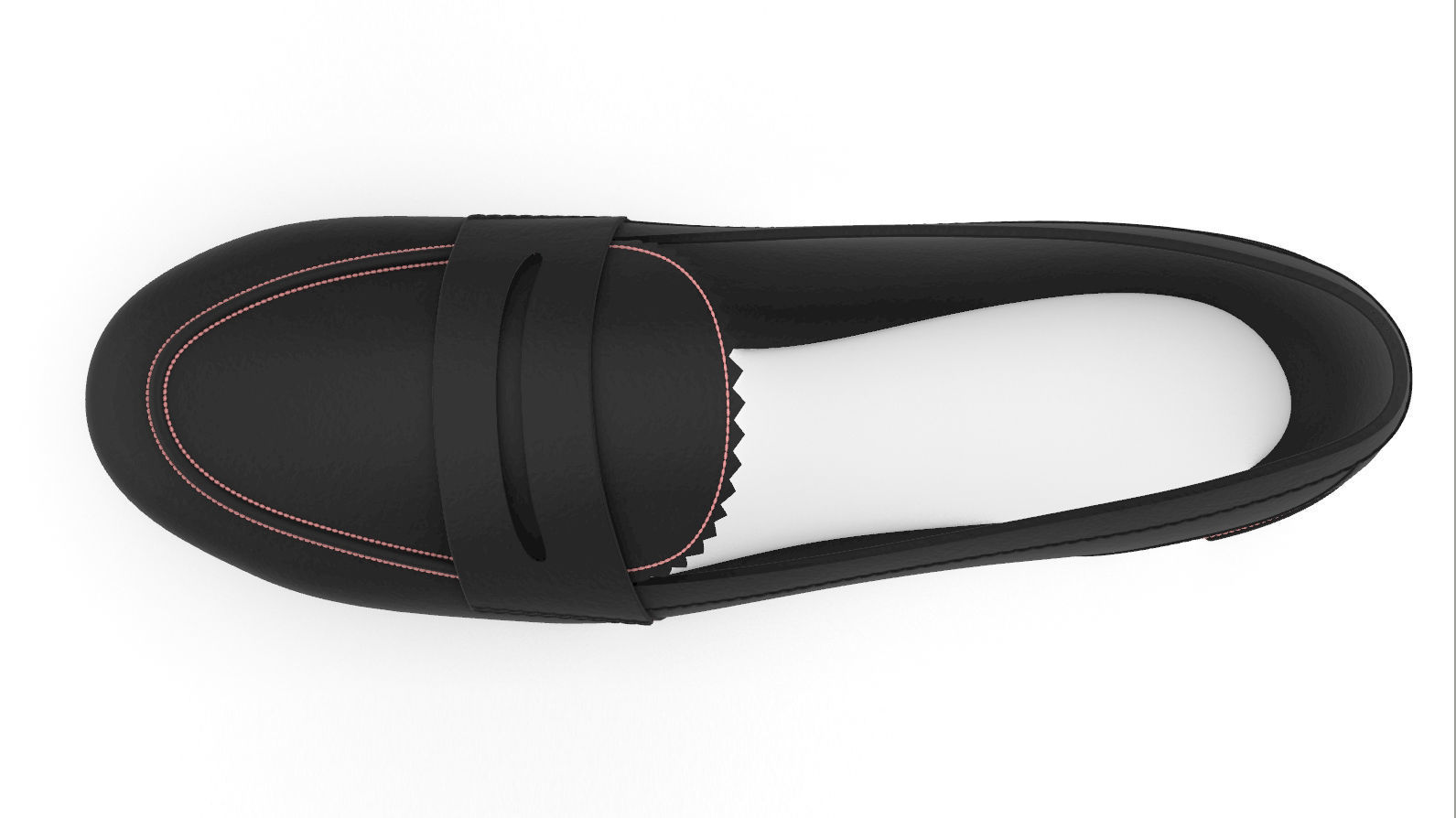 Monk shoe 3D model_5